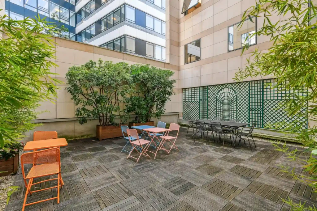 Terrasse centre Levallois-Perret BURO Club