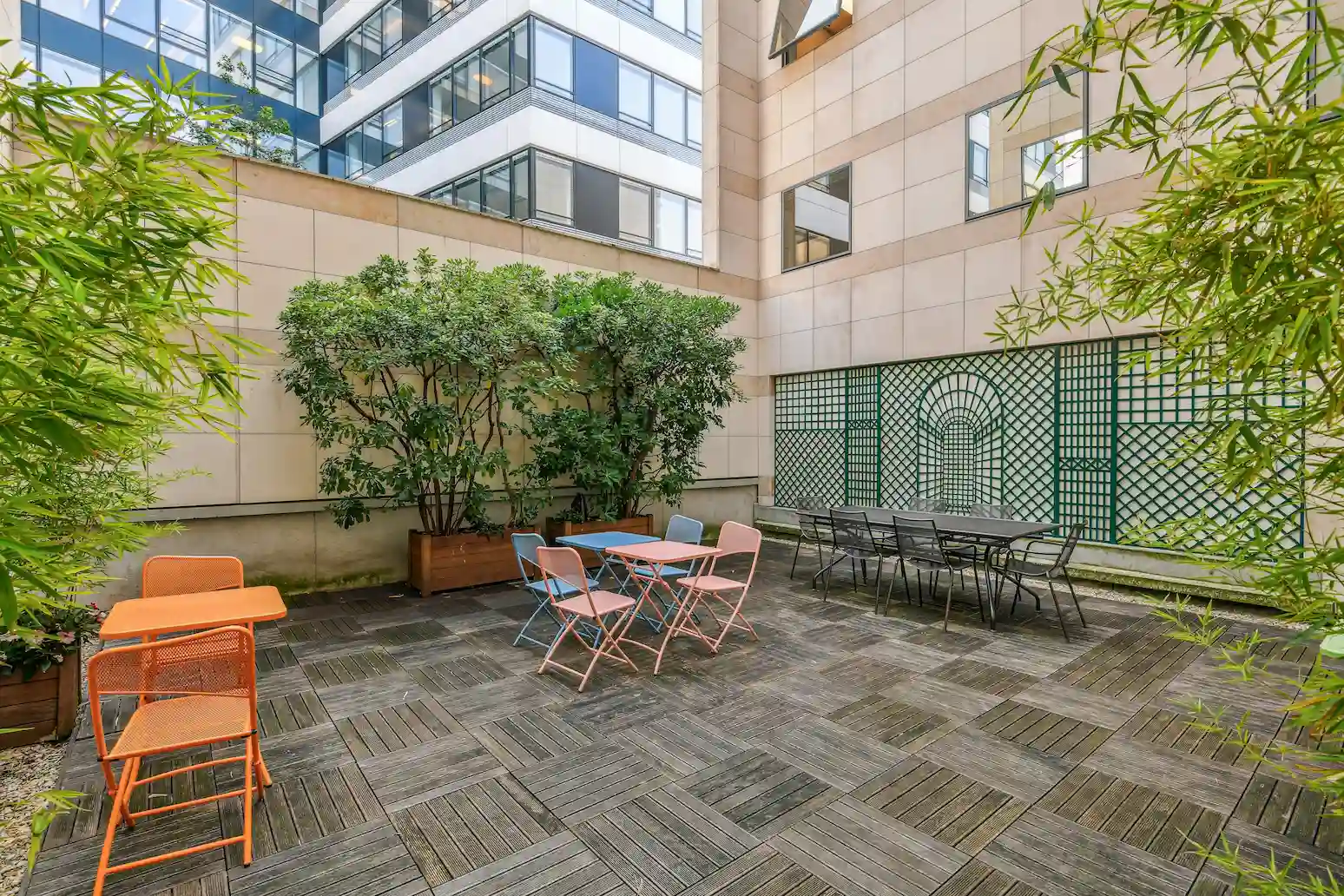 Terrasse centre Levallois-Perret BURO Club