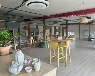 Espace de convivialité dans le centre d'affaires BURO Club Dijon Cap Nord