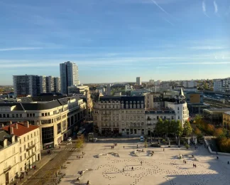 Vue panoramique sur le centre-ville de Nancy depuis les bureaux BURO Club