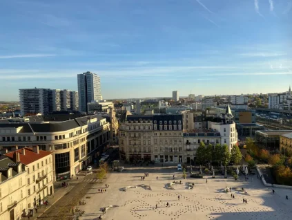 Vue panoramique sur le centre-ville de Nancy depuis les bureaux BURO Club